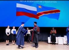 Moscou : Félix Tshisekedi reçoit un doctorat honoris causa à l'université russe de l'Amitié des Peuples 