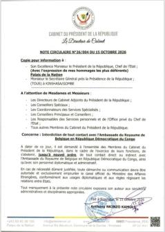 Crise diplomatique entre la RD Congo et la Belgique ?