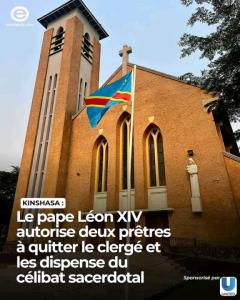 RD Congo : Deux prêtres catholiques quittent le clergé et  dispensés du célibat sacerdotal 